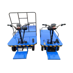 Chariot de manutention pour le chargement et le déchargement de matériaux de rénovation intérieure, chariot à plateau - Product Image 1