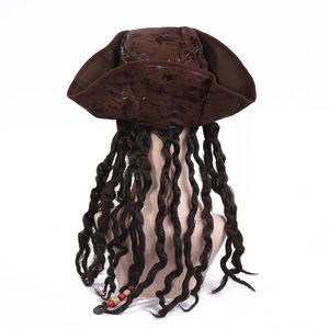 <span class=keywords><strong>Disfraz</strong></span> De Pirata Jack Sparrow Para <span class=keywords><strong>Hombre</strong></span> Adulto Para Cosplay Y <span class=keywords><strong>Halloween</strong></span> - Product Image 4