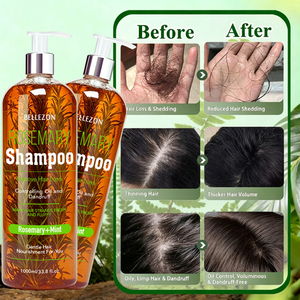 Champú Nutritivo de Romero Natural para Control de Grasa, Frescura Duradera, Engrosamiento y Crecimiento del Cabello - Product Image 6