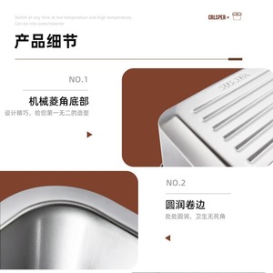 Food Storage <b>Container</b> Rectangle Clip On Lid With Handle For Travel Solid Color - Product Image 4