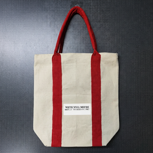 Bolsa de Lona de Algodón Resistente con Logotipo Personalizado, Bolsa de Algodón de Alta Densidad con Asas de Colores, Impresión Personalizada - Product Image 1