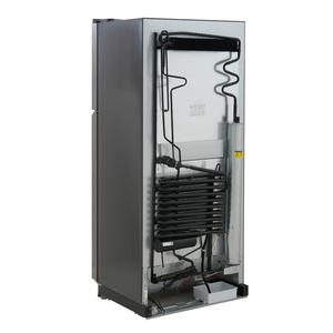 Réfrigérateur-congélateur à absorption à gaz en acier inoxydable à 2 portes pour la maison avec compartiment de stockage - Product Image 3