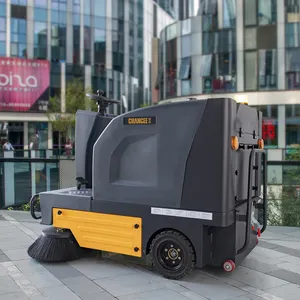 Chancee U135 Outdoor Ride On Electric Road Street Sweeper Car Cleaning Machine