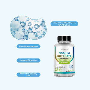 YanniGlow OEM ODM Suplementos para el Cuidado de la Salud, Cápsulas de Butirato de Sodio, Apoyo al <span class=keywords><strong>Sistema</strong></span> Digestivo <span class=keywords><strong>y</strong></span> Absorción de Nutrientes - Product Image 2