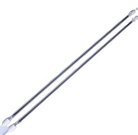 Nouveauté, vente en gros, ampoule infrarouge en fibre de carbone transparente, lampe chauffante pour poulet, alimentée par énergie solaire