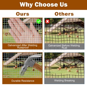 Rete Metallica per Polli a Prezzo di Fabbrica, Rotolo da 1/4 e 1/2 Pollici, 48, 36, 24 Pollici, Rete in Filo di Ferro Zincato - Product Image 4