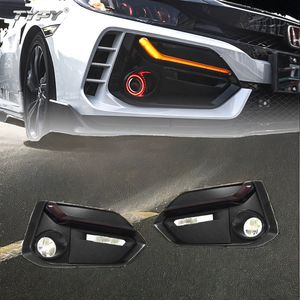 ฝาครอบไฟตัดหมอกหน้าสำหรับ Honda <span class=keywords><strong>Civic</strong></span> 2017-2021 FC FK ชุดไฟเลี้ยว LED  ชุดแต่งกันชน 71108-TGG-A20 แบบเสียบใช้งานได้ทันที - Product Image 2