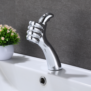 Robinet cascade contemporain Moder Hot-Selling-Poignée de <span class=keywords><strong>pouce</strong></span> unique en forme de mainRobinet de lavabo de salle de bain avec design distinctif - Product Image 3