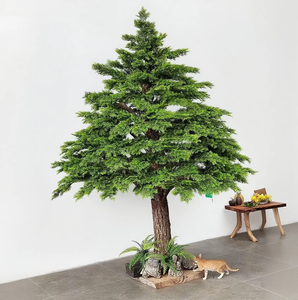 <span class=keywords><strong>Sapin</strong></span> <span class=keywords><strong>artificiel</strong></span> et arbre de Noël pour l'intérieur et l'extérieur de la maison Jardin Restaurant Grand feuillage Arbre Aménagement paysager - Product Image 5