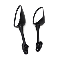 SH-504 Nouveauté Rétroviseur universel pour moto Rétroviseur convexe en aluminium/métal pour rétrofit