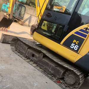 รถขุดไฮดรอลิกแบบตีนตะขาบ Komatsu PC56 มือสอง น้ำหนัก 5 ตัน เกียร์ Kawasaki ปั๊ม Kawasaki คุณภาพสูง คุ้มค่า ราคาประหยัด เครื่องจักรก่อสร้าง ปี 2023 มอเตอร์ - Product Image 5