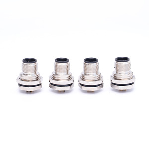 Steel M5 M8 M9 M12 M16 M23 Rubber PVC Male <b>Plug</b> <b>Adapter</b> Cable 3 4 5 6 8 12 Pin Brass Circular Waterproof M12 Connector - Product Image 4