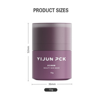 Nouveau produit – Flacon vide sans air de 15 ml pour baume parfumé, soin corporel, déodorant ou crème solaire – Contenant rotatif pour cosmétiques