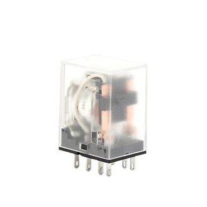 Asiaon 10A 8 pin mini <span class=keywords><strong>Relay</strong></span> 12V trung gian ổ cắm đa chức năng Slim Starter <span class=keywords><strong>Relay</strong></span> Finder đường Cube mục đích chung - Product Image 1