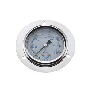 <strong>Pressure</strong> Gauge 60mm Dial Plate 1/4PT Connector 150psi 10kg <strong>Testing</strong> Range for Air Gas Water Fuel Liquid Medium Hydraulic <strong>Meter</strong> - Product Image 2
