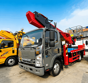 Affidabile <span class=keywords><strong>Camion</strong></span> <span class=keywords><strong>con</strong></span> Piattaforma Aerea Diesel Automatica Isuzu Kv100/Nnr Usato per Costruzioni - Product Image 1