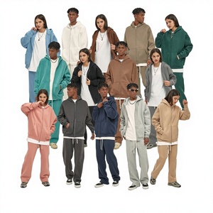 ARTIE Vêtements pour Hommes |   Nouveau Hoodie Streetwear Ample à Capuche Doublé Polaire 350G avec Double Fermeture Éclair – Collection Automne/Hiver 2025 - Product Image 1
