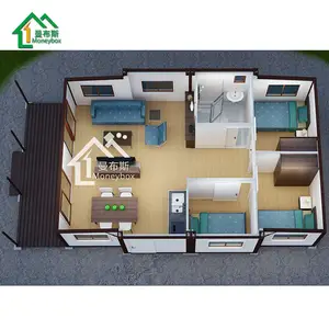 Eco friendly smart fashional luxury modular prefabricated shipping container dwellings