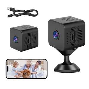 Caméra de sécurité sans fil miniature X1 1080P, caméra portable pour la maison, pour animaux de compagnie et bébés, avec détection de mouvement PIR, vision nocturne, contrôle par application - Product Image 1