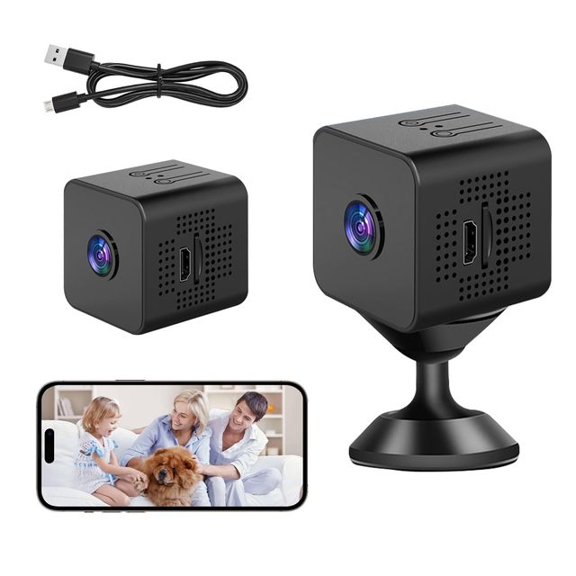 X1 1080P Wireless Mini Security Camera Portable Home Camera for Pet Baby with PIR Motion Detection Night Vision App Control