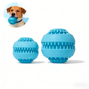 Giocattolo da Masticare in Gomma Naturale di Medie Dimensioni per Cani, Interattivo per il Divertimento e la Pulizia dei Denti, Antistress, con Sacchetto Nascosto per Giocattoli per Animali Domestici - Product Image 2