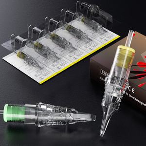 BIGWASP 20 unids/caja RL RS M1 <span class=keywords><strong>RM</strong></span> Long Taper calidad nueva aguja de cartucho de tatuaje transparente <span class=keywords><strong>para</strong></span> arte corporal - Product Image 4