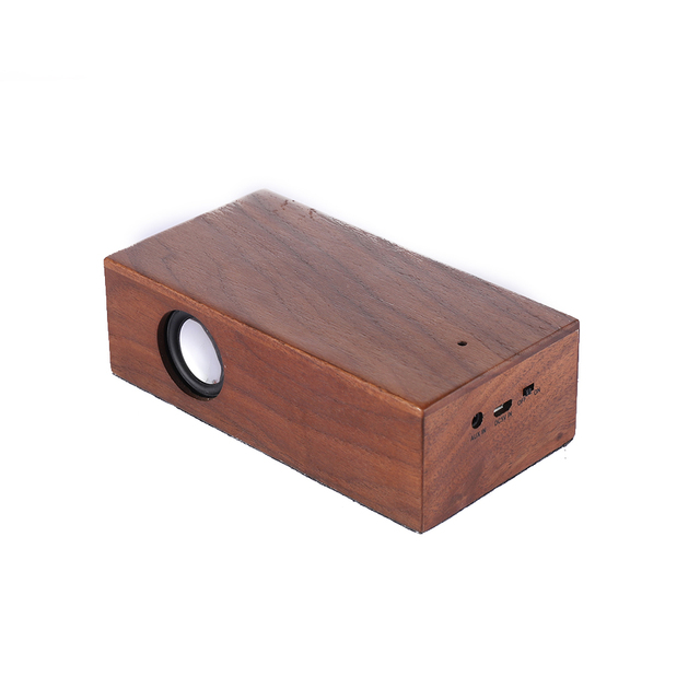 High Quality Creative Wooden Bamboo 5V Smart Magnetic Induction Resonance Speaker with USB Port
