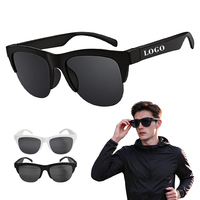 Lunettes intelligentes à utilisation mains libres avec Bluetooth, 7 heures d'autonomie, lunettes intelligentes à oreilles ouvertes pour les appels, la conduite et les activités de plein air