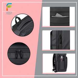 Sac à dos pour ordinateur portable imperméable en Oxford, sac de bureau tendance avec port USB, sacs de qualité pour hommes - Product Image 1
