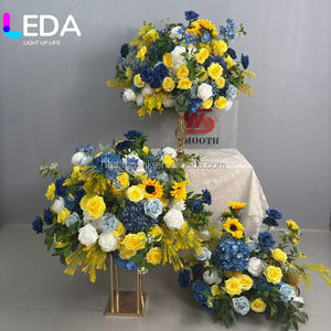 Decoración de Lujo LEDA para Fiestas, Flores Artificiales en Hilera, Decoración para Bodas, Centro de Mesa, Camino de Mesa con Flores - Product Image 5