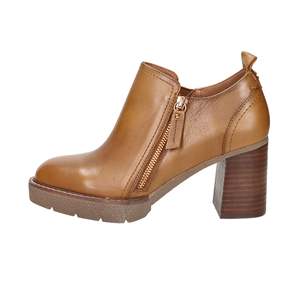 Carmela Women's Ankle Boots Brown 161861 Chunky Heel Fashion <b>Bootie</b> - Product Image 1