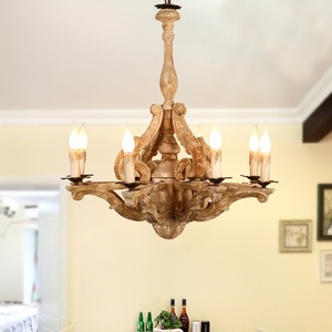 Vendita calda americano retrò sala da pranzo soggiorno camera da letto antico lampadario <span class=keywords><strong>in</strong></span> <span class=keywords><strong>legno</strong></span> massello - Product Image 2