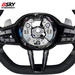Volante de Cuero Genuino de Alta Calidad, Apto para Modificaciones Interiores de <span class=keywords><strong>Toyota</strong></span>, Compatible con Camry, Avalon, <span class=keywords><strong>Corolla</strong></span>, Crown, Reiz - Product Image 6