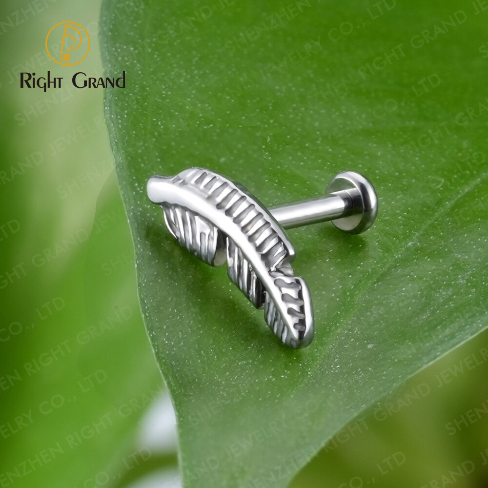 WARRIOR Piercing Labret En Titane G23 - Stérile, 16G, Boule 3mm - Pour Lèvre, Oreille, Helix - Première Pose