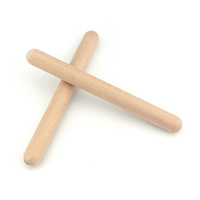 Rhythm Stick Educational Musical Sticks Wood Claves Kids Percussion Instrument for School Music Class 1 Pair