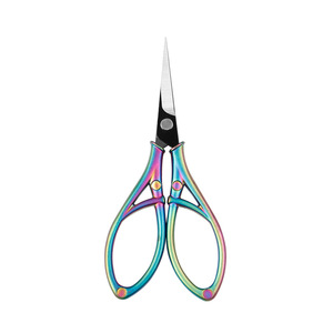 Luban Embroidery Scissors Stainless Steel Straight Head Home Use Titanium Gold Gunmetal Pearl Black Copper Pearl Gray - Product Image 4