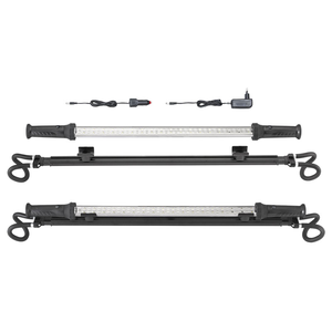 Lampe LED rechargeable magnétique Fervi avec crochets extensibles 120 cm pour l'éclairage d'atelier et de garage - Product Image 1