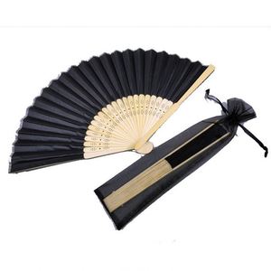 Abanicos de Mano Personalizados para Bodas Chinas, Grandes, Tejidos, de Plástico, Madera y Bambú, Plegables, Pintados a Mano - Product Image 4