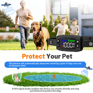 3 uyarı modları bip titreşim şok GPS kablosuz elektrikli köpek çiti yaka açık IPX7 su geçirmez muhafaza sistemi - Product Image 4
