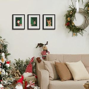 Ensemble de cadres <span class=keywords><strong>photo</strong></span> en bois sur mesure Gallery Perfect S – Kit mural tendance pour suspendre photos et modèles - Product Image 5