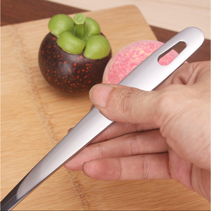 Louche à soupe en acier inoxydable 304 épaissi, manche long, cuillère de service pour fondue, durable, antidérapante, sans danger pour les aliments - Product Image 4
