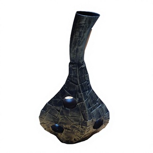 Metal Crafts Antique Flower Vase Living Room Decor Decorative Artificial Plants Flower Pot Handcrafts Metal Vases Tabletop - Product Image 1