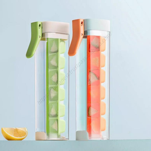 Vente en gros Syh209 Moules à glaçons personnalisés pour la maison, à pression manuelle, OEM ODM, simples, 6 cavités, pour réfrigérateur - Product Image 1