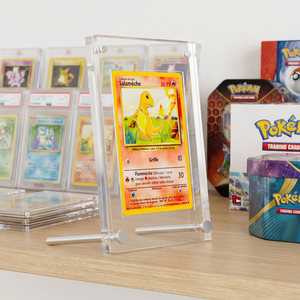 Support d'affichage pliable en acrylique avec cadre et support magnétique pour cartes de collection Pokémon / sportives / BGS TCG, personnalisé en usine pour cartes sous plaque - Product Image 2
