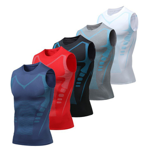 <span class=keywords><strong>Camiseta</strong></span> Interior de Compresión para Hombre, Sin Mangas, de Secado Rápido, Elástica, para Entrenamiento de <span class=keywords><strong>Baloncesto</strong></span> - Product Image 1