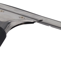 MSJ Raclette Haute Qualité Noir Mat, Raclette Universelle pour Portes de Douche, Miroirs, Carreaux et Vitres de Voiture