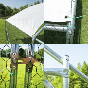 Nouveau modèle de poulailler en métal galvanisé <span class=keywords><strong>Cage</strong></span> à volaille d'extérieur pour poulets - Product Image 2