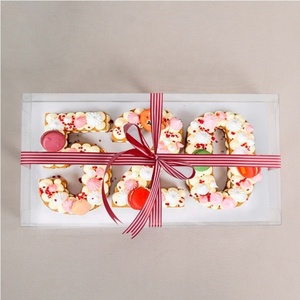 Customize Plastic PET Cake <b>Boxes</b> Packaging High Quality Rectangle Clear Cake Box - Product Image 6