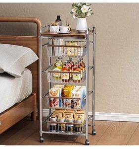 Organizador de Platos y Estante de Almacenamiento con Ruedas para Cocina y Sala de Estar, Diseño Moderno y Compacto para Uso Doméstico 2026 - Product Image 1