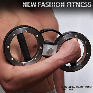 Produit phare : Nouveau design d'entraîneur de force pour poignets et bras en acier au carbone haut de gamme, 8LB/10LB/12LB, pour fitness et salle de sport - Product Image 2